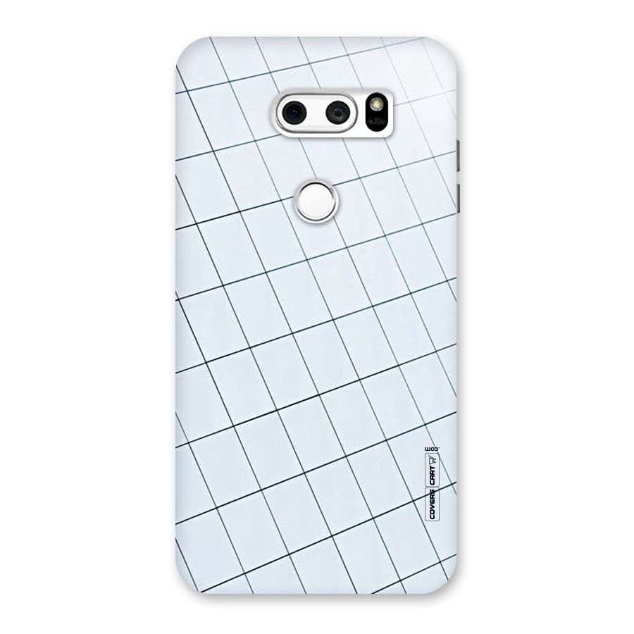 Glass Square Wall Back Case for LG V30