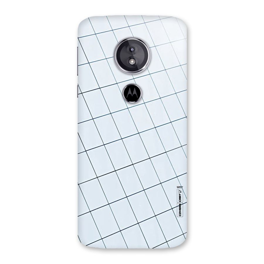 Glass Square Wall Back Case for Moto E5