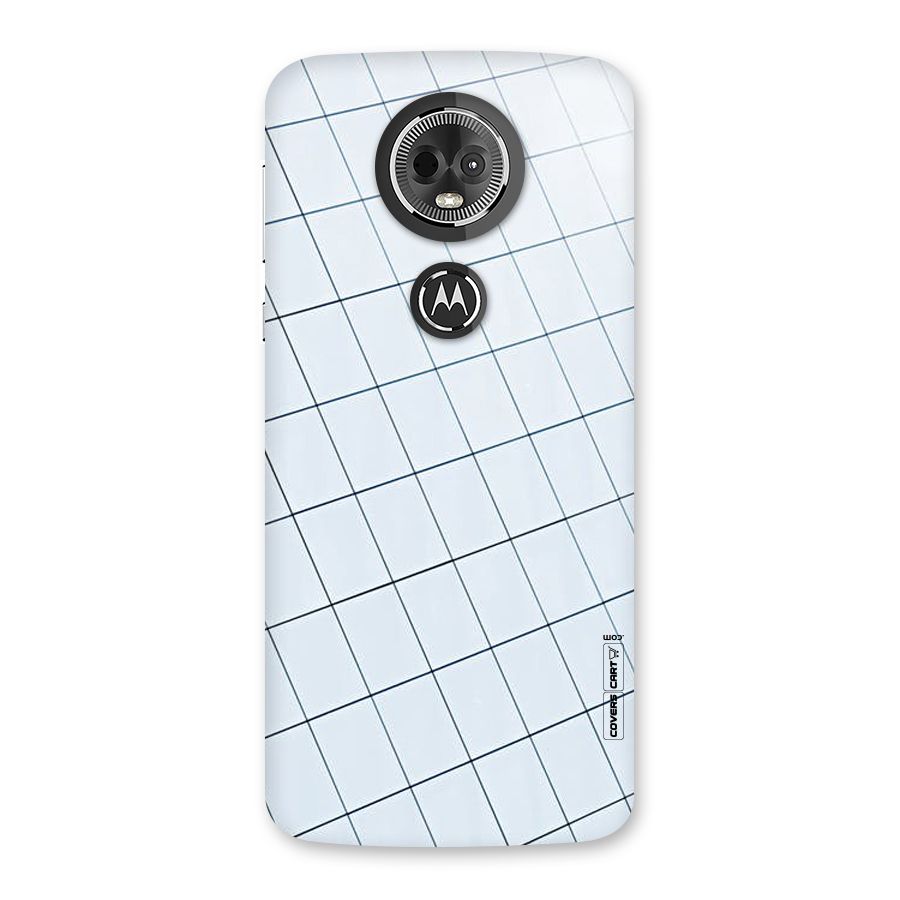 Glass Square Wall Back Case for Moto E5 Plus