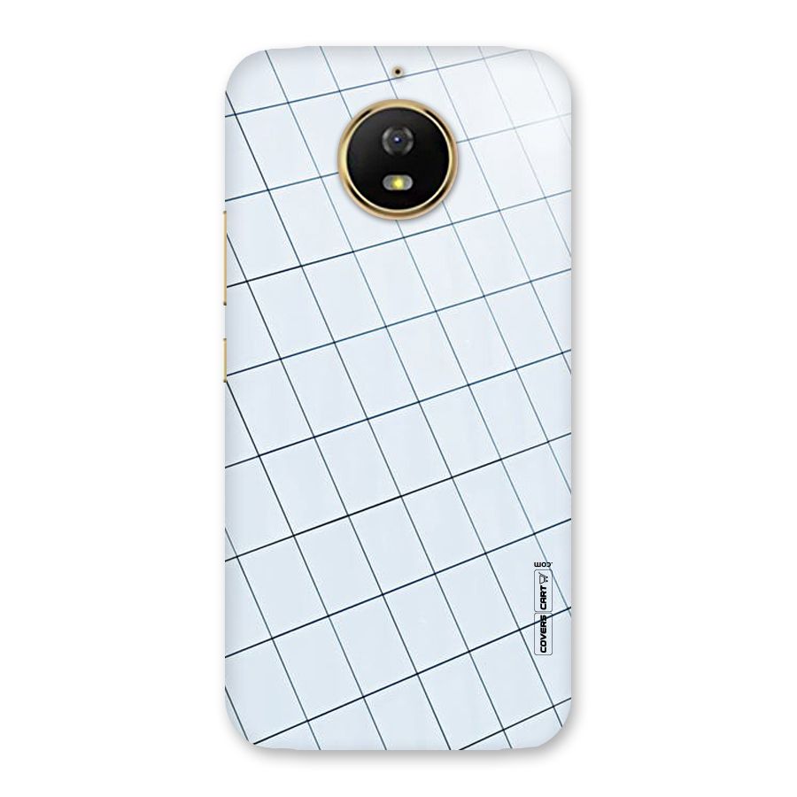 Glass Square Wall Back Case for Moto G5s