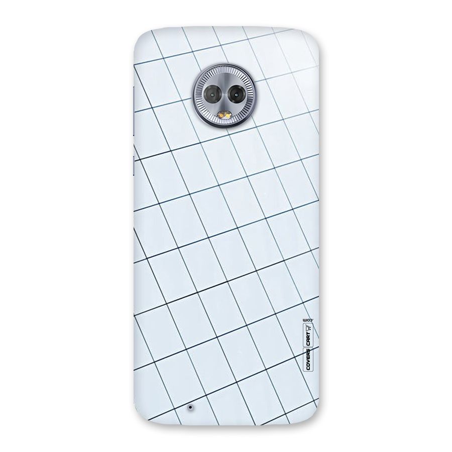 Glass Square Wall Back Case for Moto G6