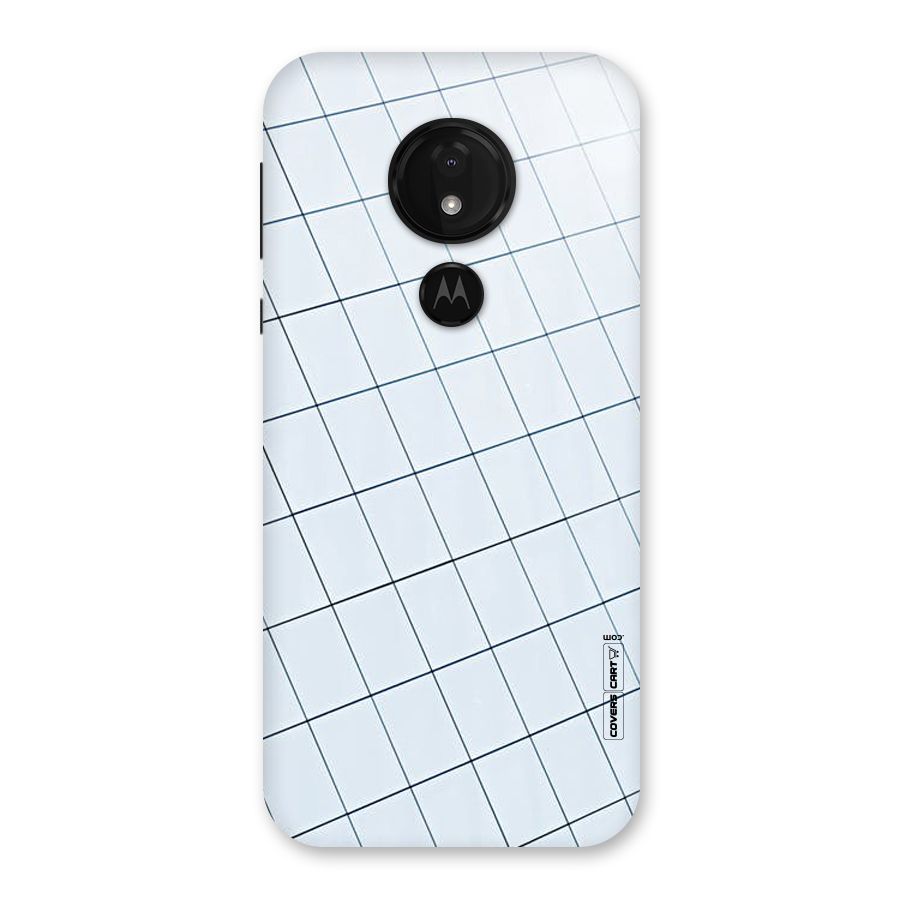 Glass Square Wall Back Case for Moto G7 Power
