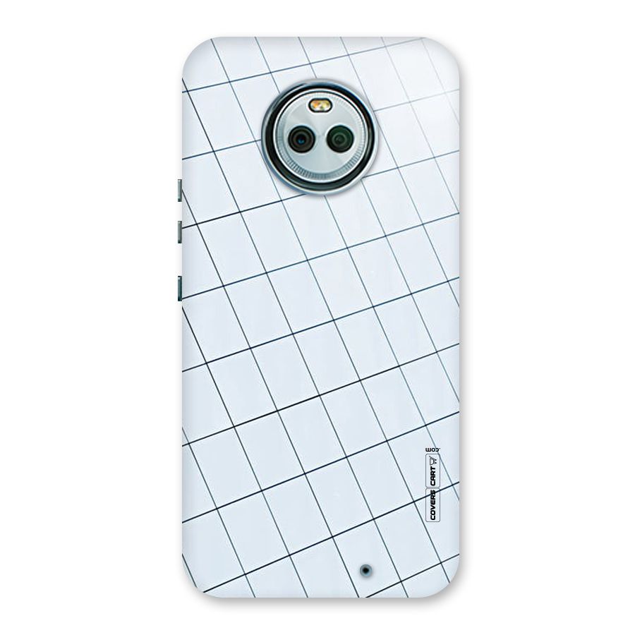 Glass Square Wall Back Case for Moto X4