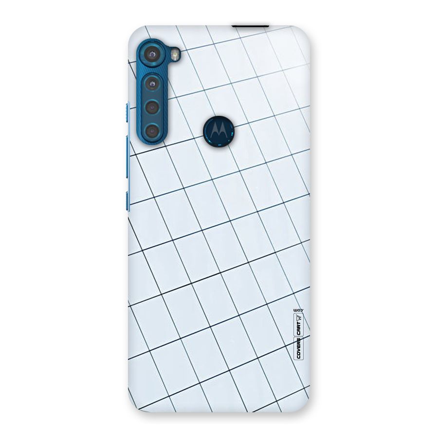 Glass Square Wall Back Case for Motorola One Fusion Plus