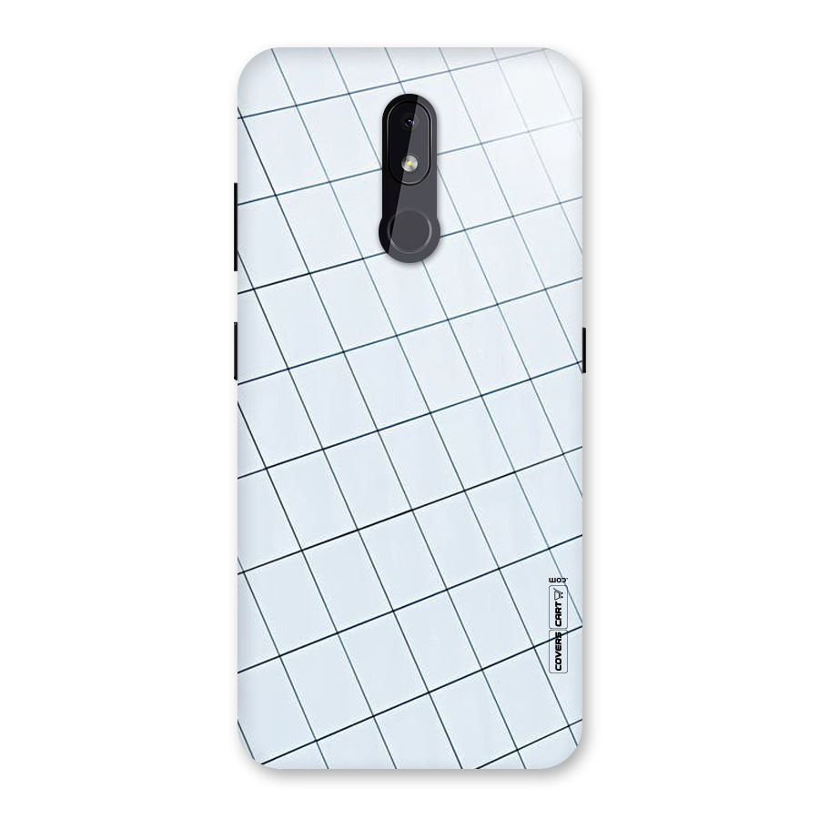 Glass Square Wall Back Case for Nokia 3.2