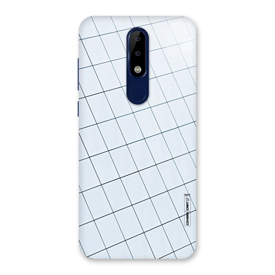 Glass Square Wall Back Case for Nokia 5.1 Plus