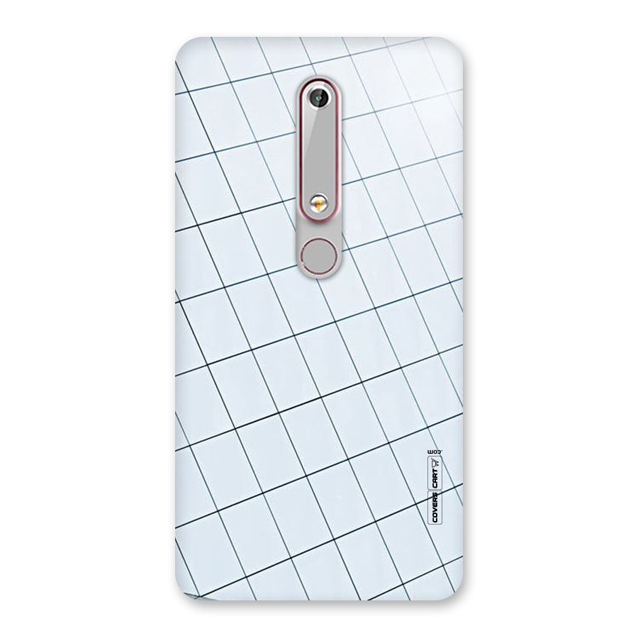 Glass Square Wall Back Case for Nokia 6.1