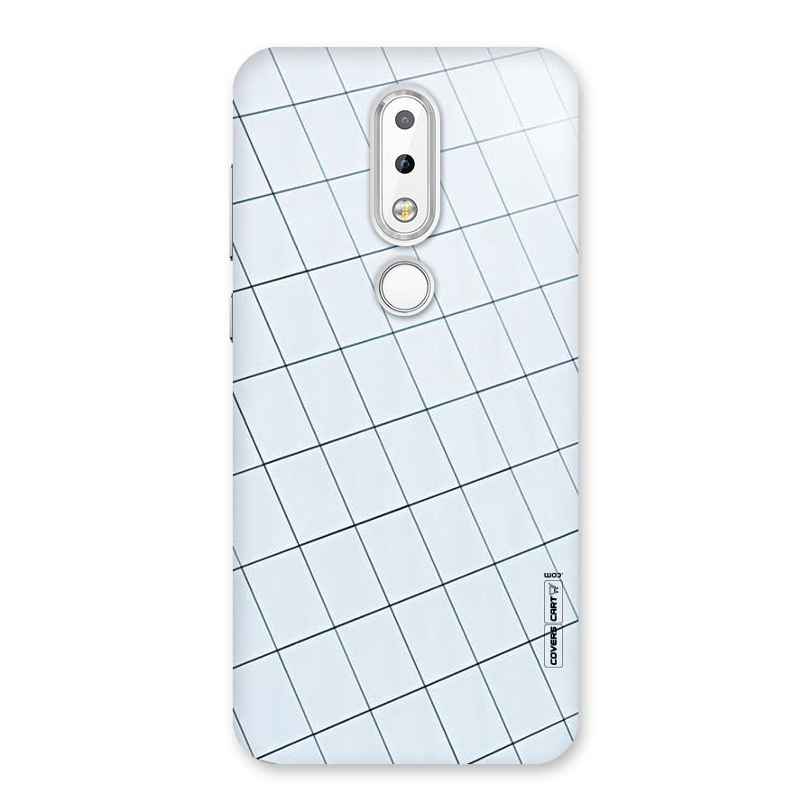 Glass Square Wall Back Case for Nokia 6.1 Plus