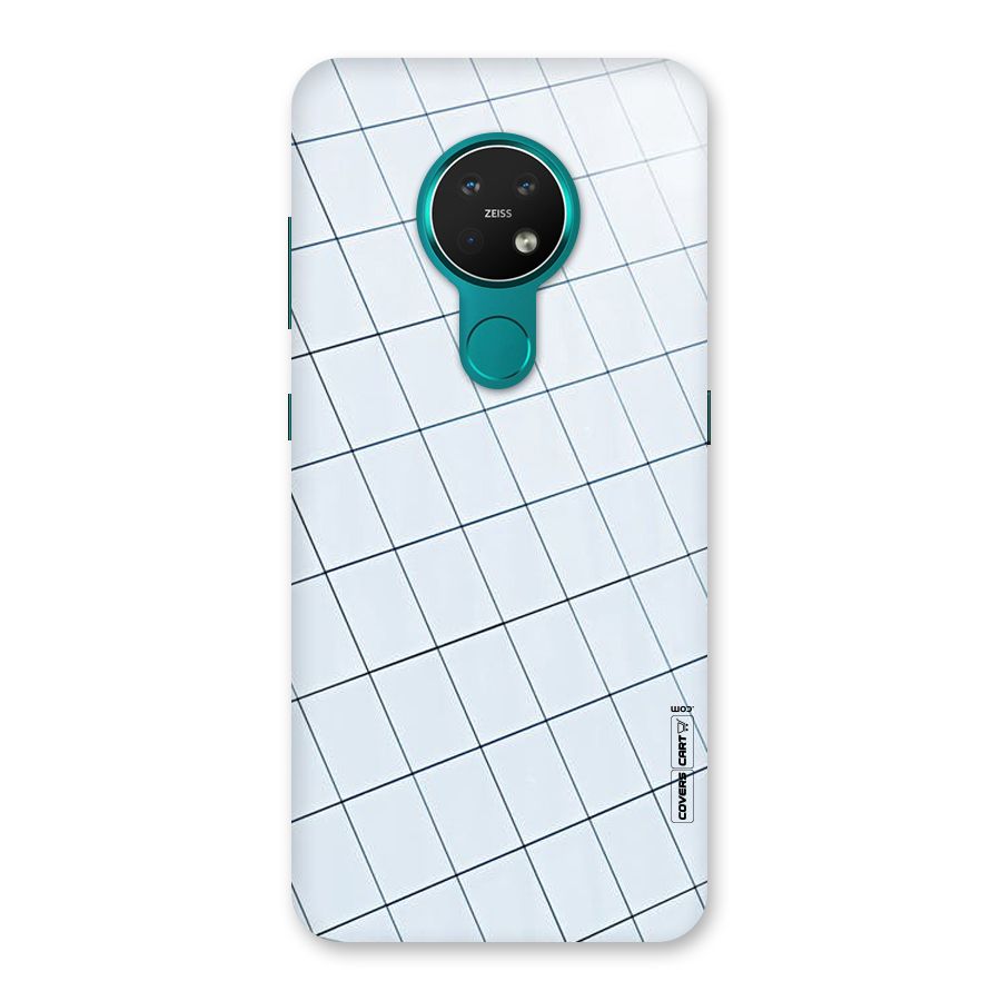 Glass Square Wall Back Case for Nokia 7.2