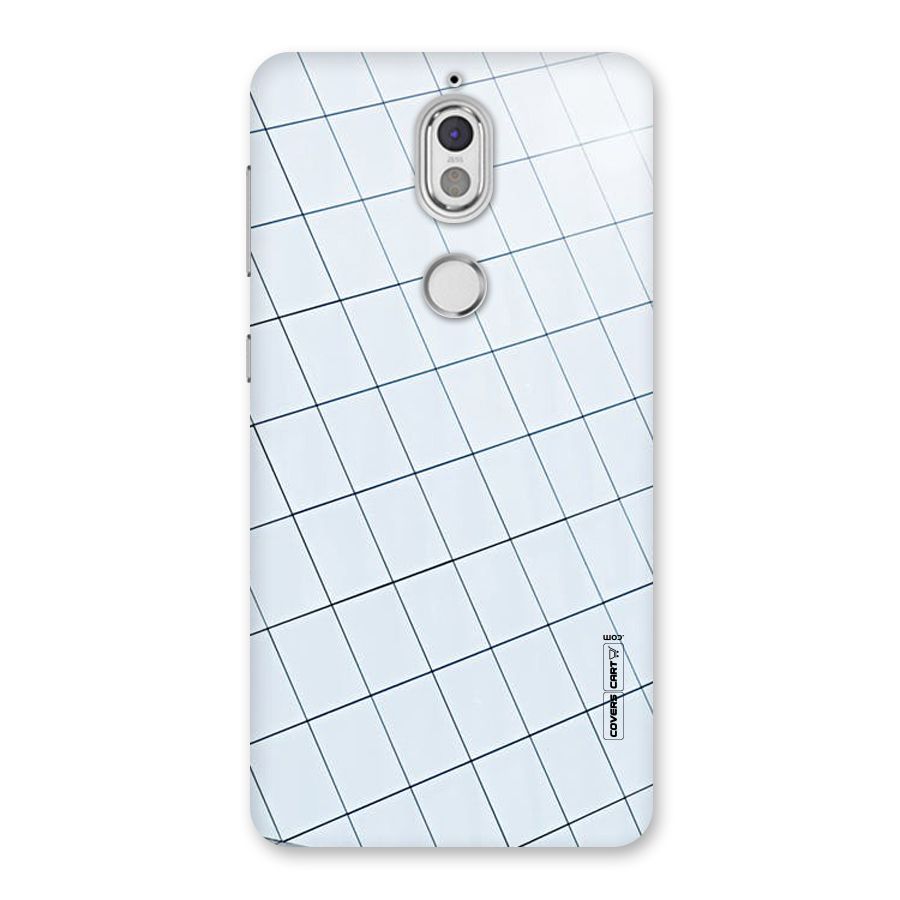 Glass Square Wall Back Case for Nokia 7