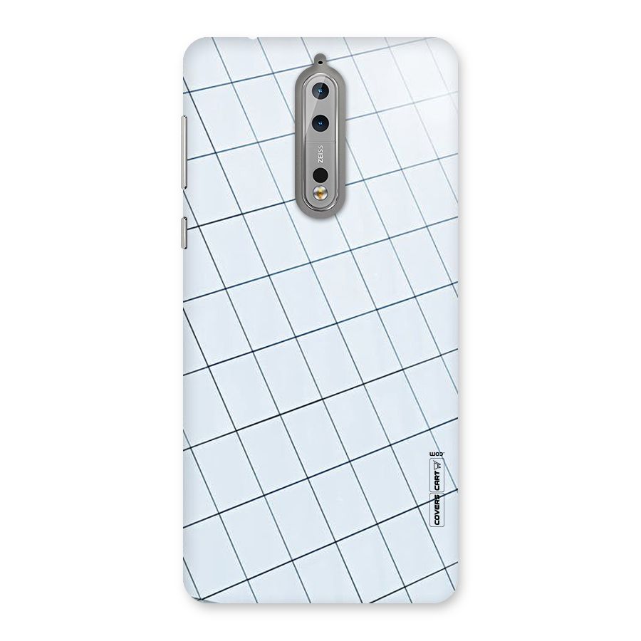 Glass Square Wall Back Case for Nokia 8