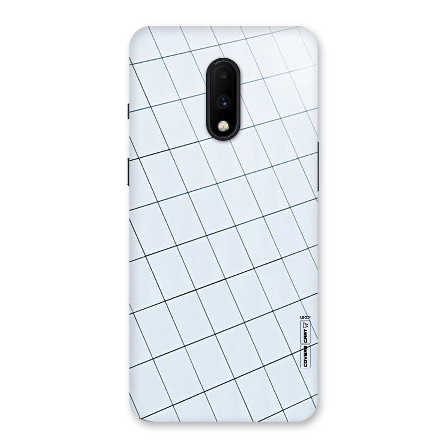 Glass Square Wall Back Case for OnePlus 7