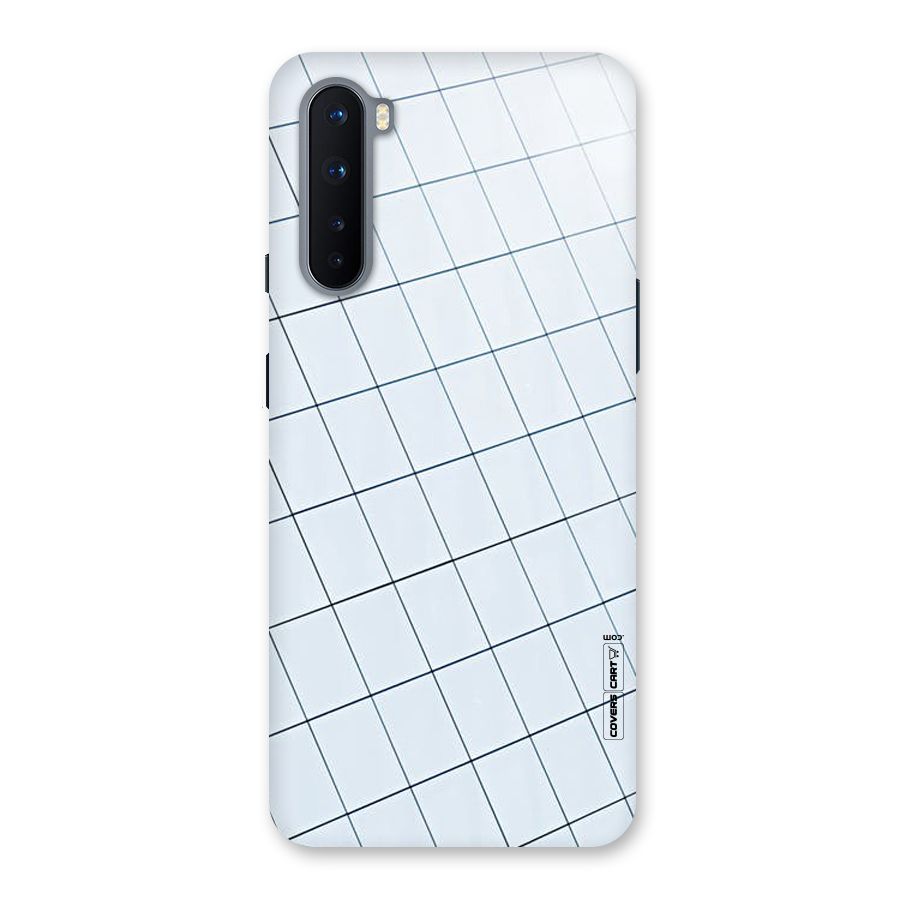 Glass Square Wall Back Case for OnePlus Nord