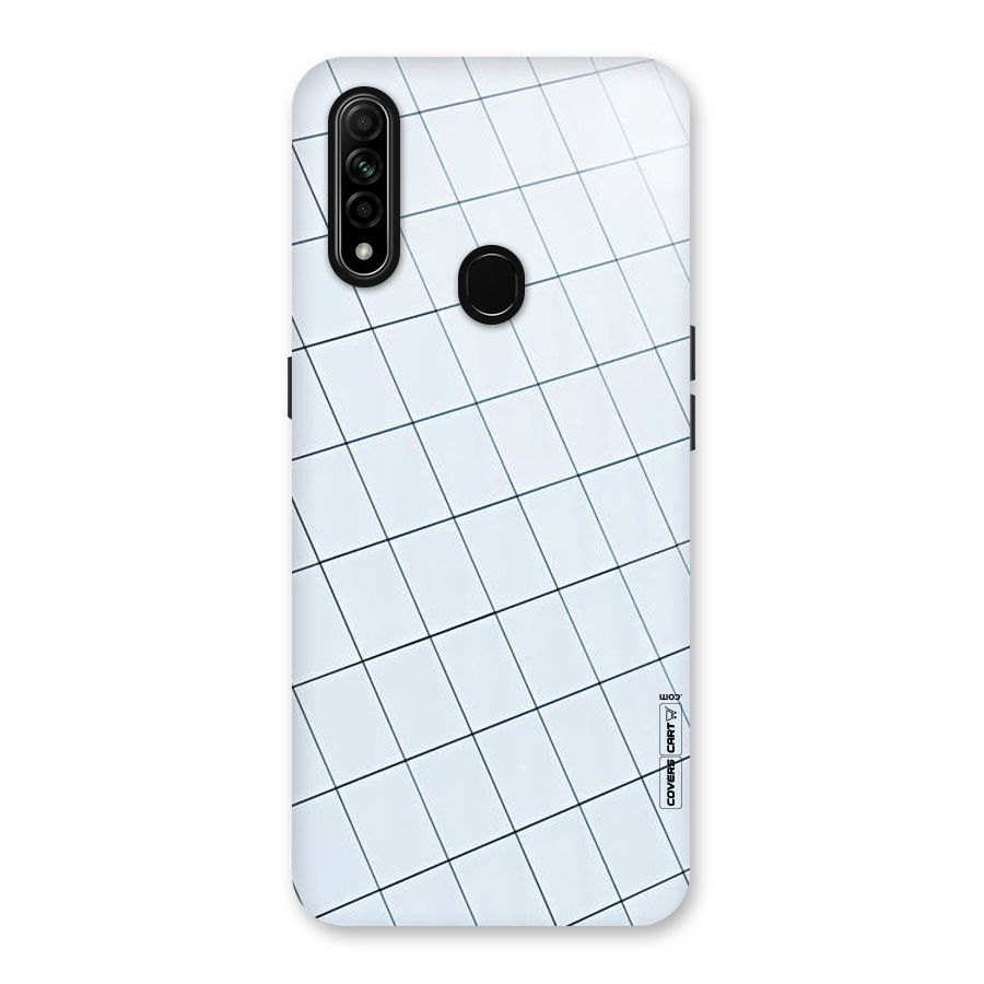 Glass Square Wall Back Case for Oppo A31