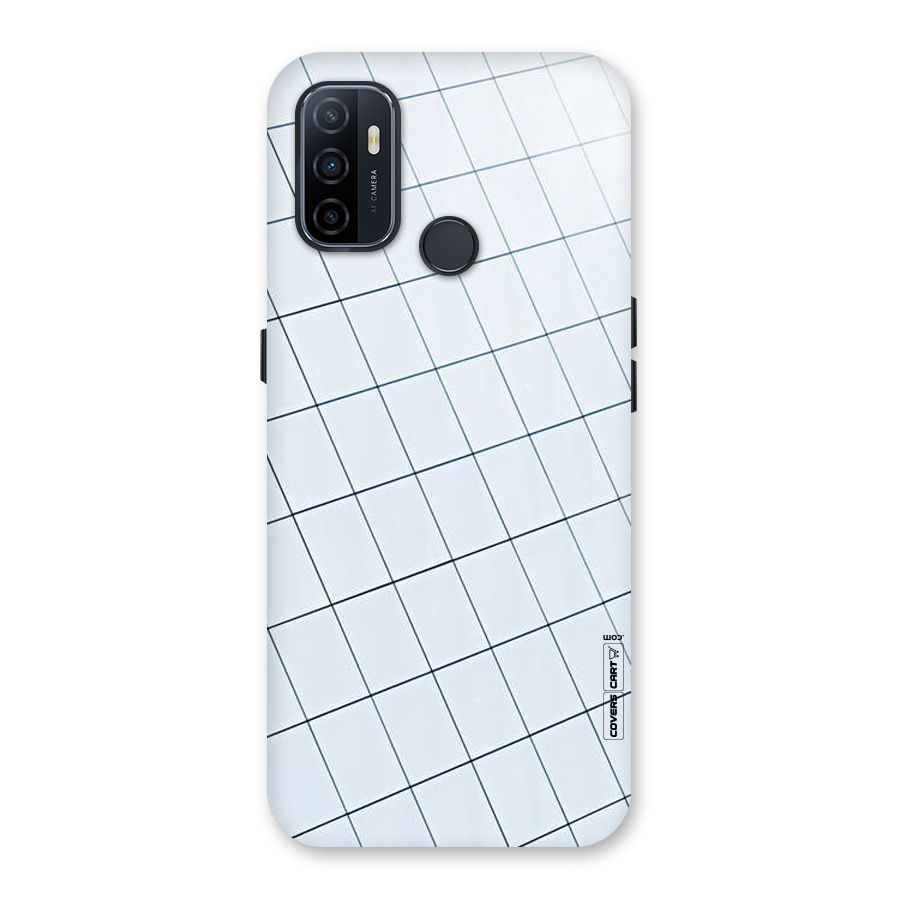 Glass Square Wall Back Case for Oppo A32