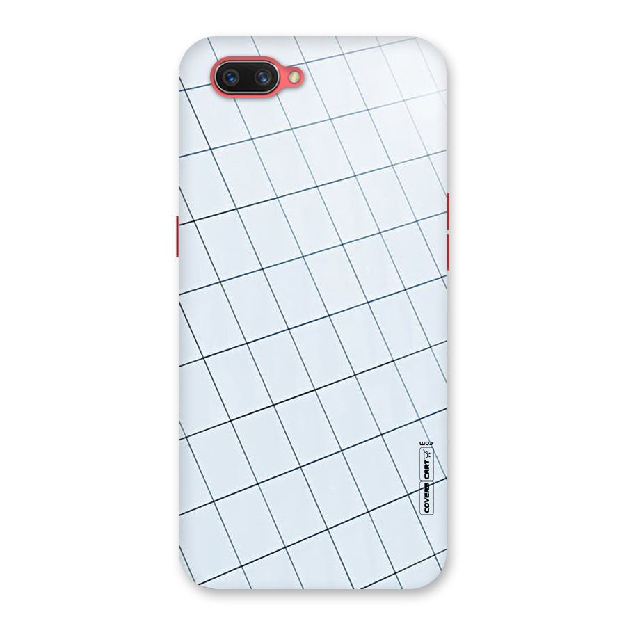 Glass Square Wall Back Case for Oppo A3s