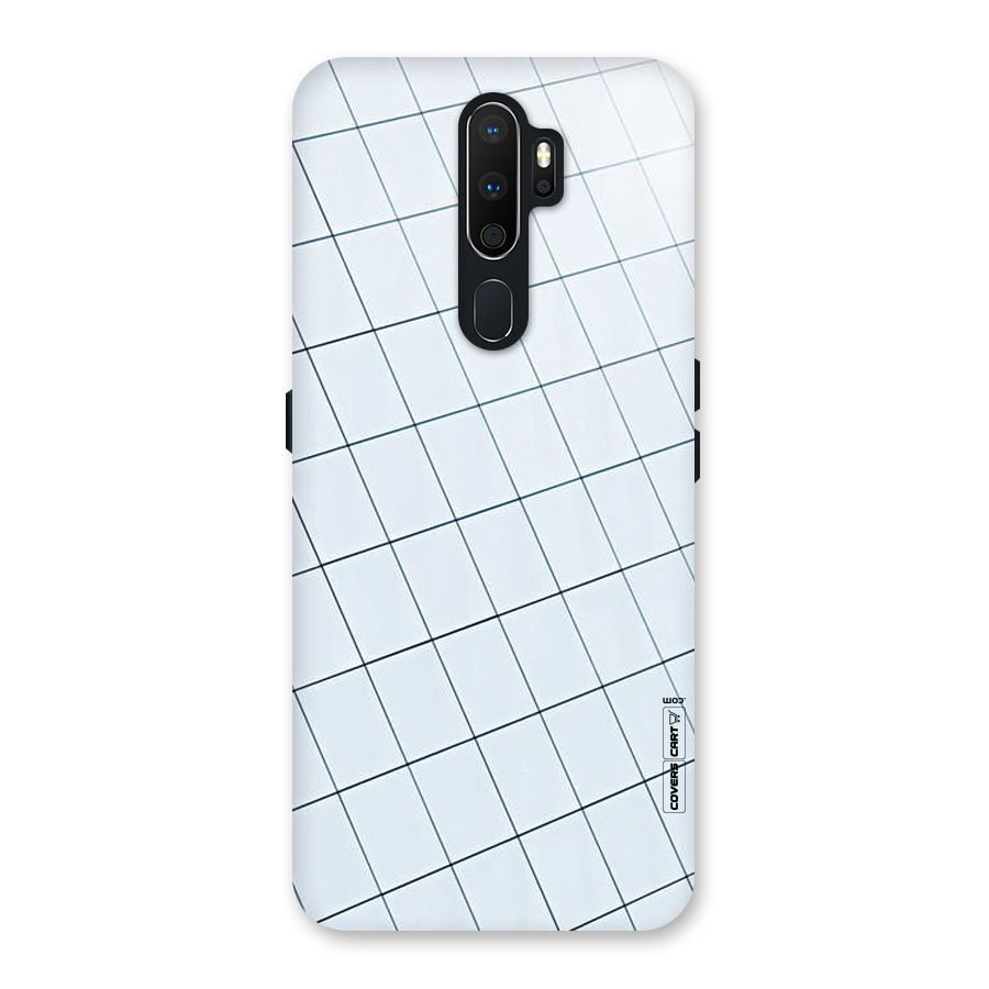 Glass Square Wall Back Case for Oppo A5 (2020)