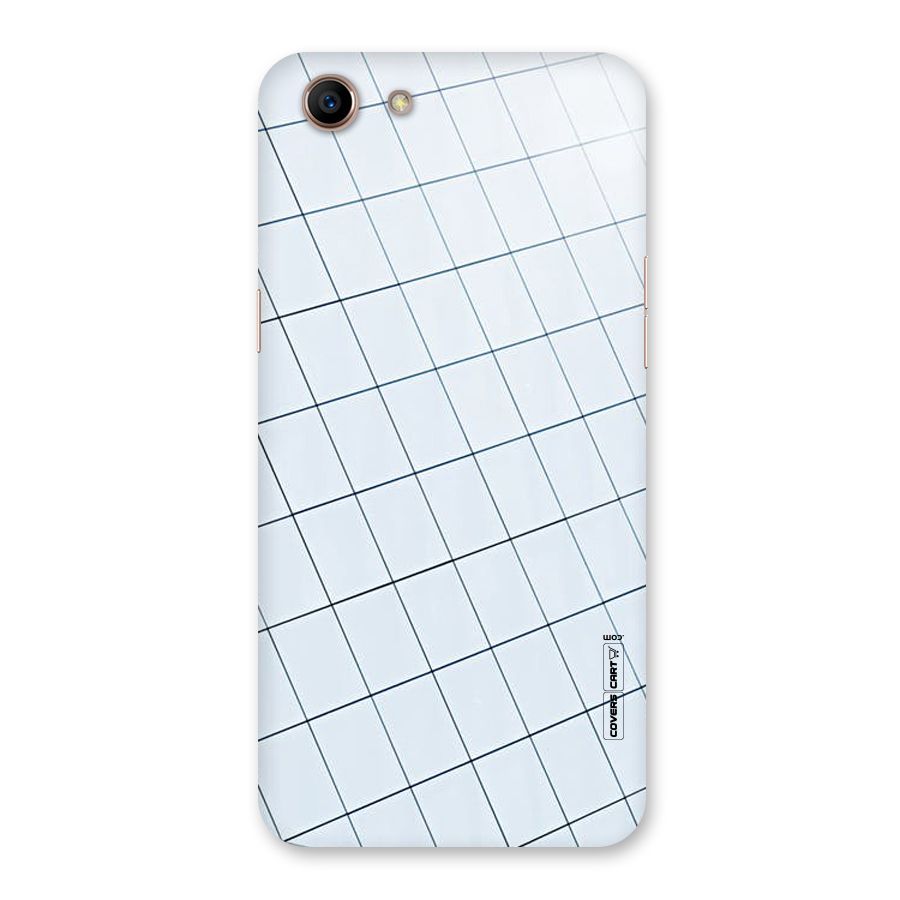 Glass Square Wall Back Case for Oppo A83 (2018)