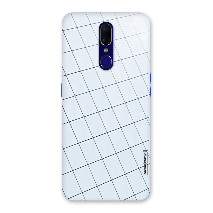 Glass Square Wall Back Case for Oppo A9