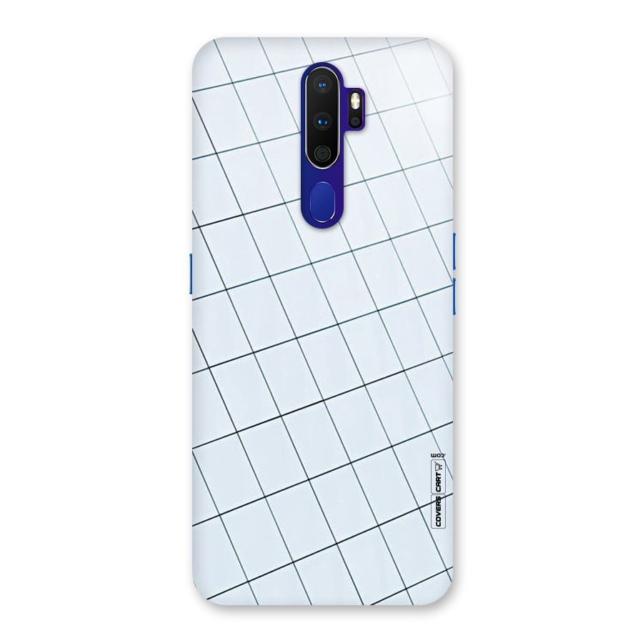 Glass Square Wall Back Case for Oppo A9 (2020)