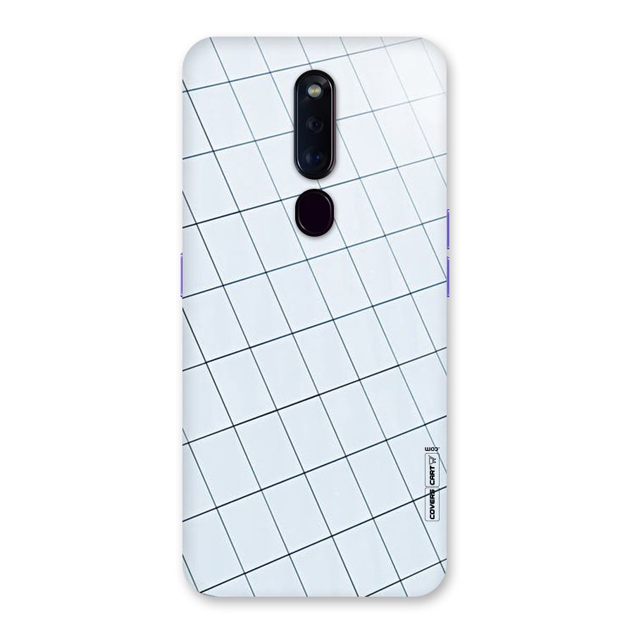 Glass Square Wall Back Case for Oppo F11 Pro