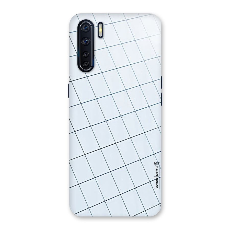 Glass Square Wall Back Case for Oppo F15