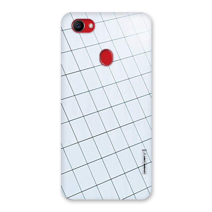 Glass Square Wall Back Case for Oppo F7