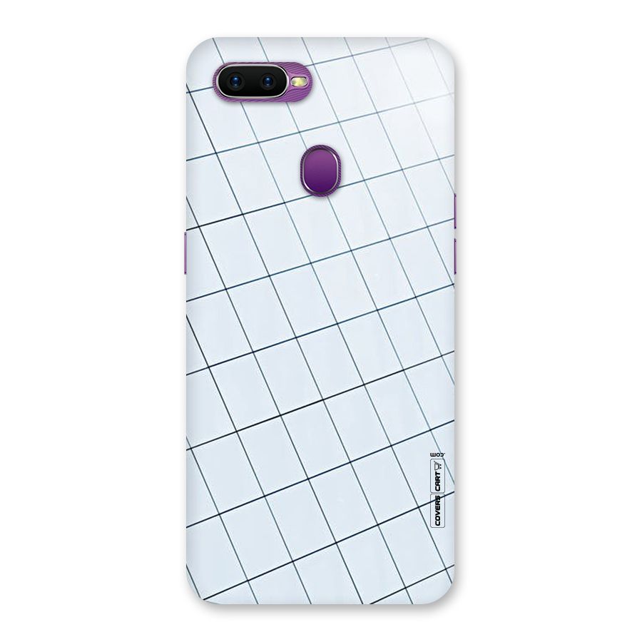 Glass Square Wall Back Case for Oppo F9