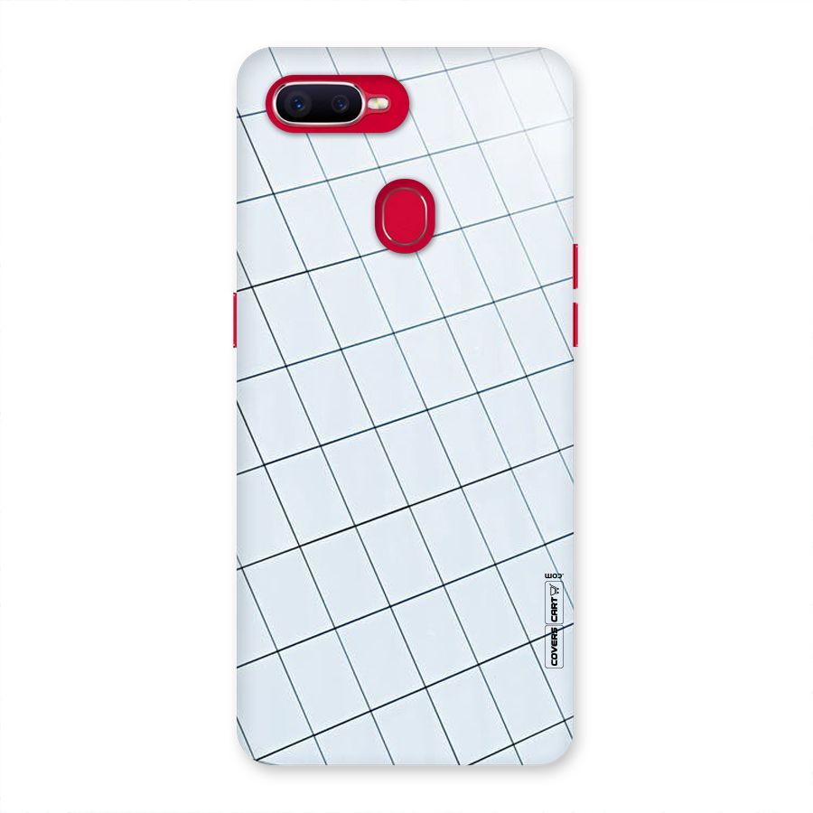 Glass Square Wall Back Case for Oppo F9 Pro