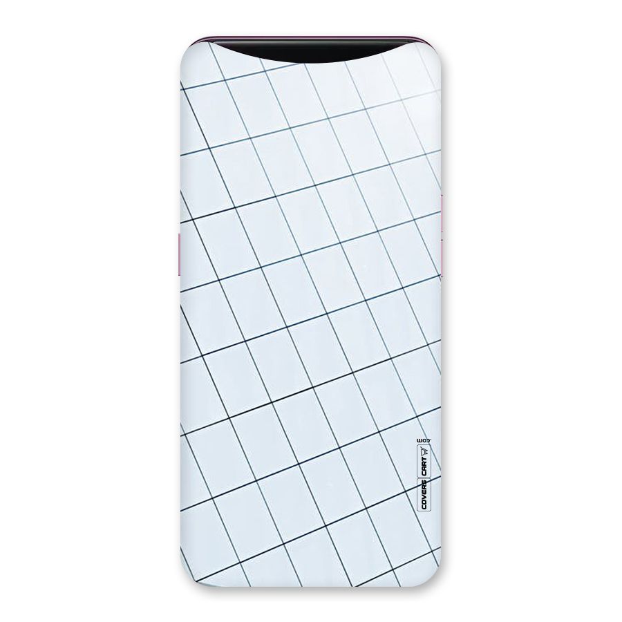 Glass Square Wall Back Case for Oppo Find X
