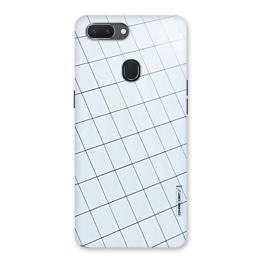 Glass Square Wall Back Case for Oppo Realme 2