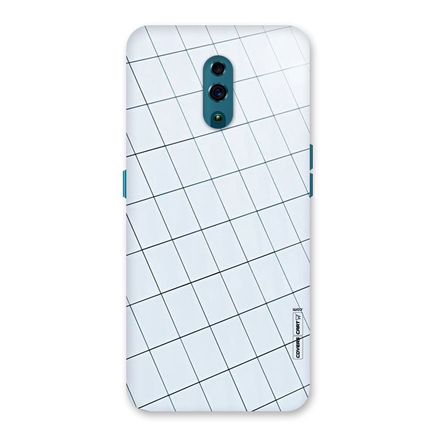 Glass Square Wall Back Case for Oppo Reno