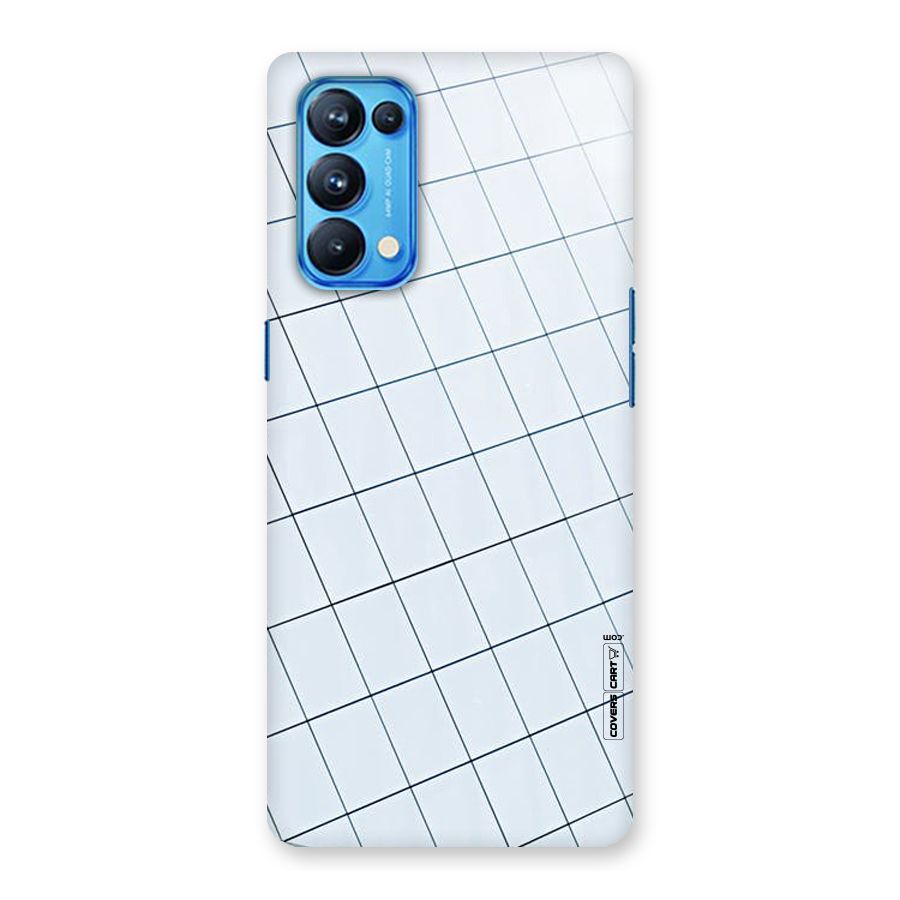 Glass Square Wall Back Case for Oppo Reno5 Pro 5G