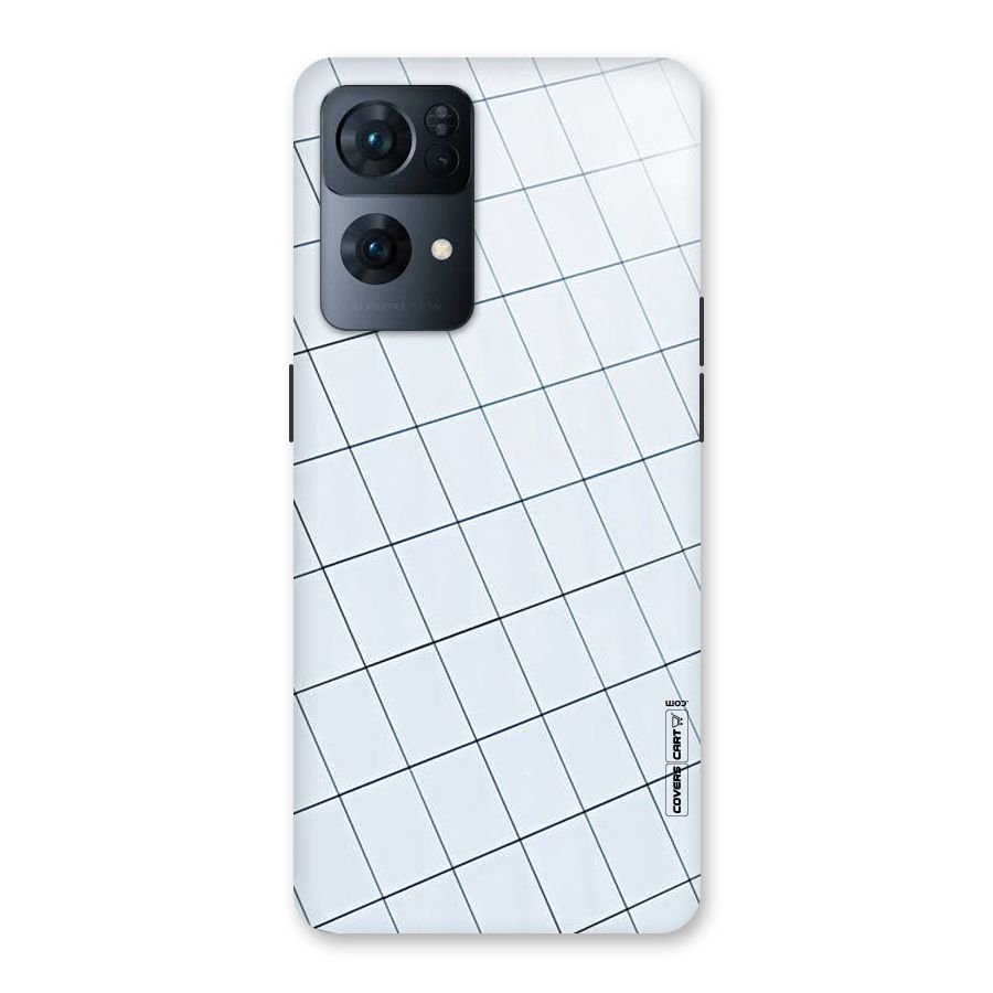 Glass Square Wall Back Case for Oppo Reno7 Pro 5G