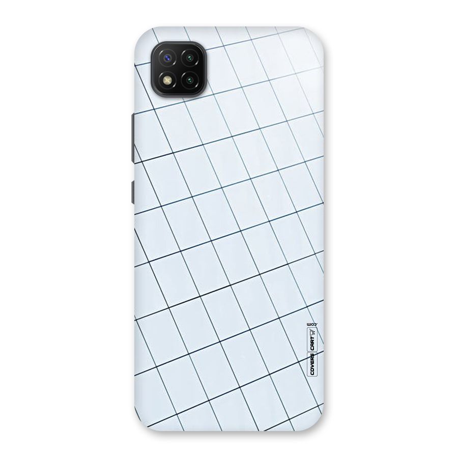 Glass Square Wall Back Case for Poco C3