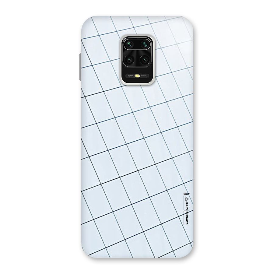 Glass Square Wall Back Case for Poco M2 Pro