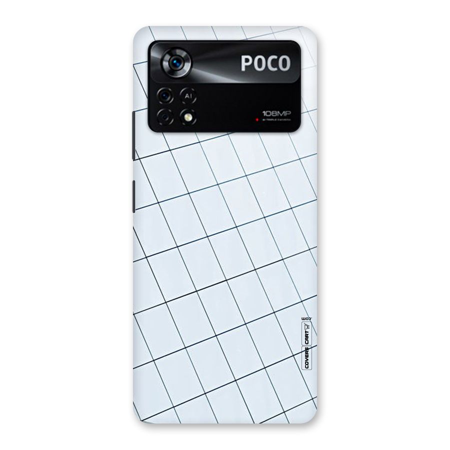 Glass Square Wall Back Case for Poco X4 Pro 5G