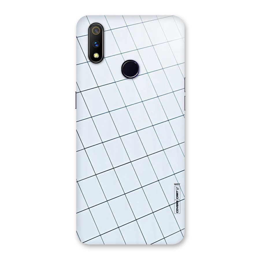 Glass Square Wall Back Case for Realme 3 Pro