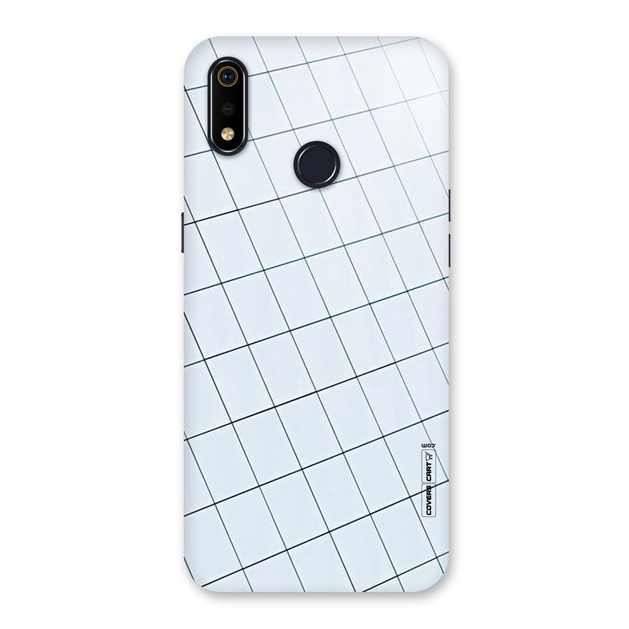 Glass Square Wall Back Case for Realme 3i
