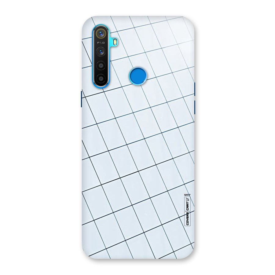 Glass Square Wall Back Case for Realme 5