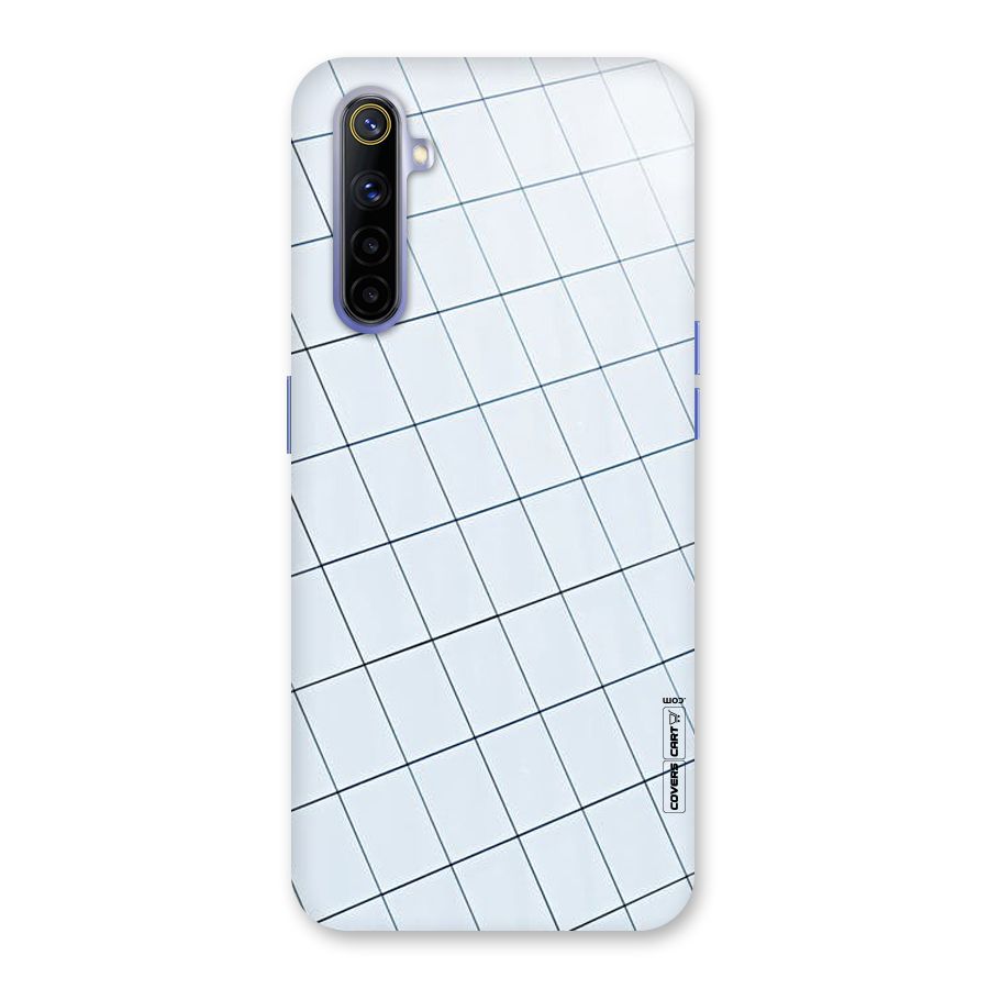 Glass Square Wall Back Case for Realme 6