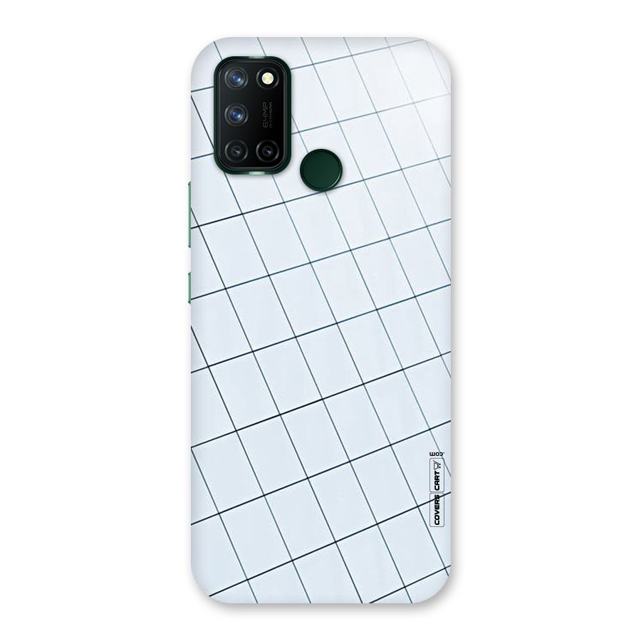 Glass Square Wall Back Case for Realme 7i