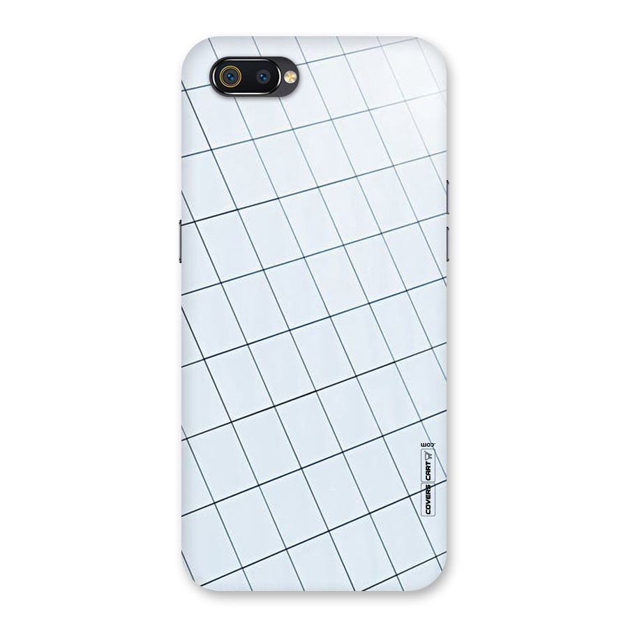 Glass Square Wall Back Case for Realme C2