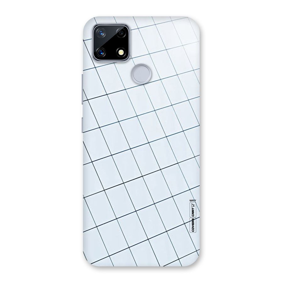 Glass Square Wall Back Case for Realme Narzo 20