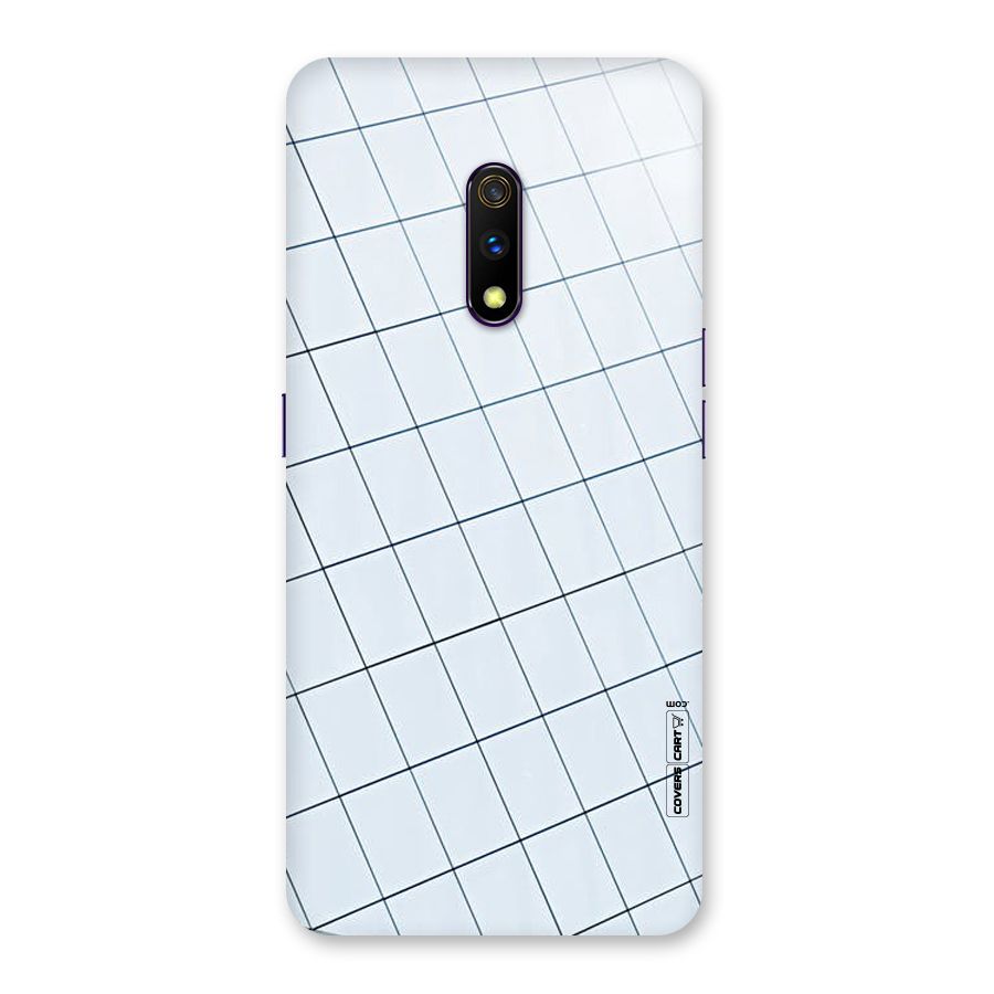 Glass Square Wall Back Case for Realme X