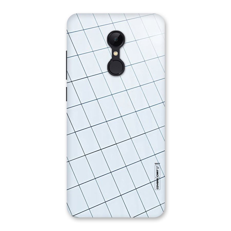 Glass Square Wall Back Case for Redmi 5
