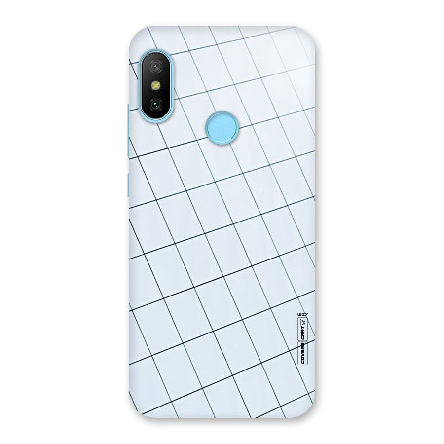 Glass Square Wall Back Case for Redmi 6 Pro
