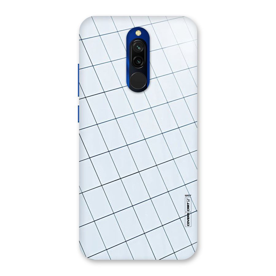 Glass Square Wall Back Case for Redmi 8