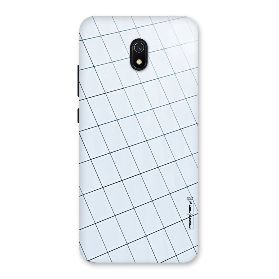 Glass Square Wall Back Case for Redmi 8A