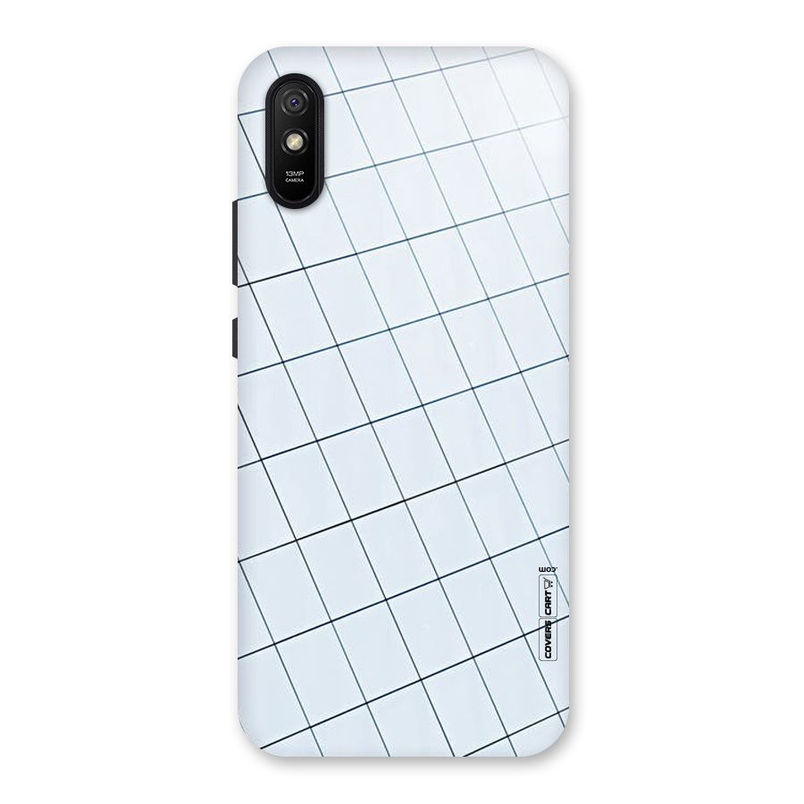 Glass Square Wall Back Case for Redmi 9A